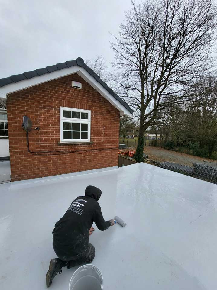 Leicester Roof Repairs Ltd sealing flat roof